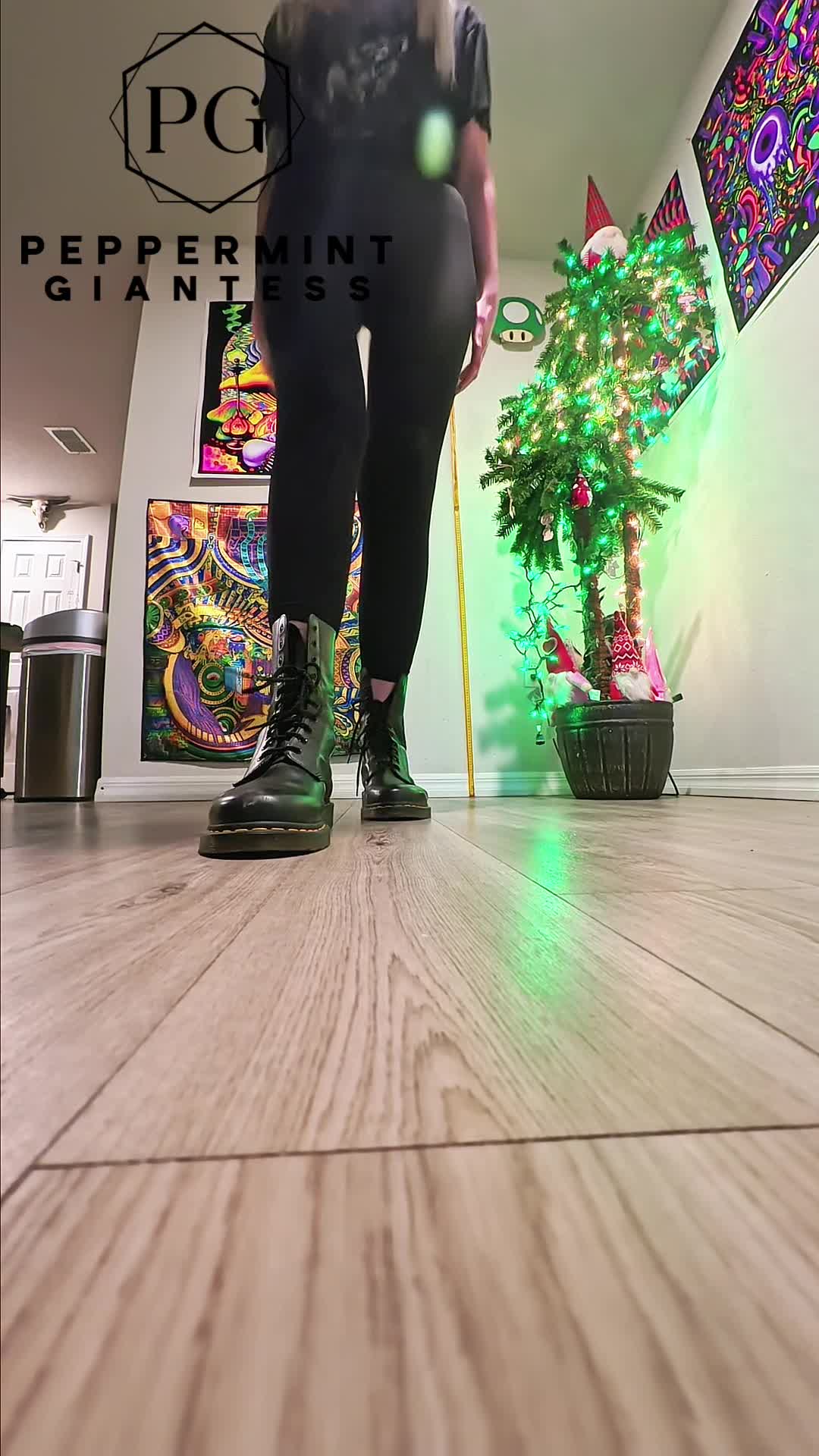 6'7 Giantess In Doc Martens Stomping Hard - Brutal Slow-Mo Stomps