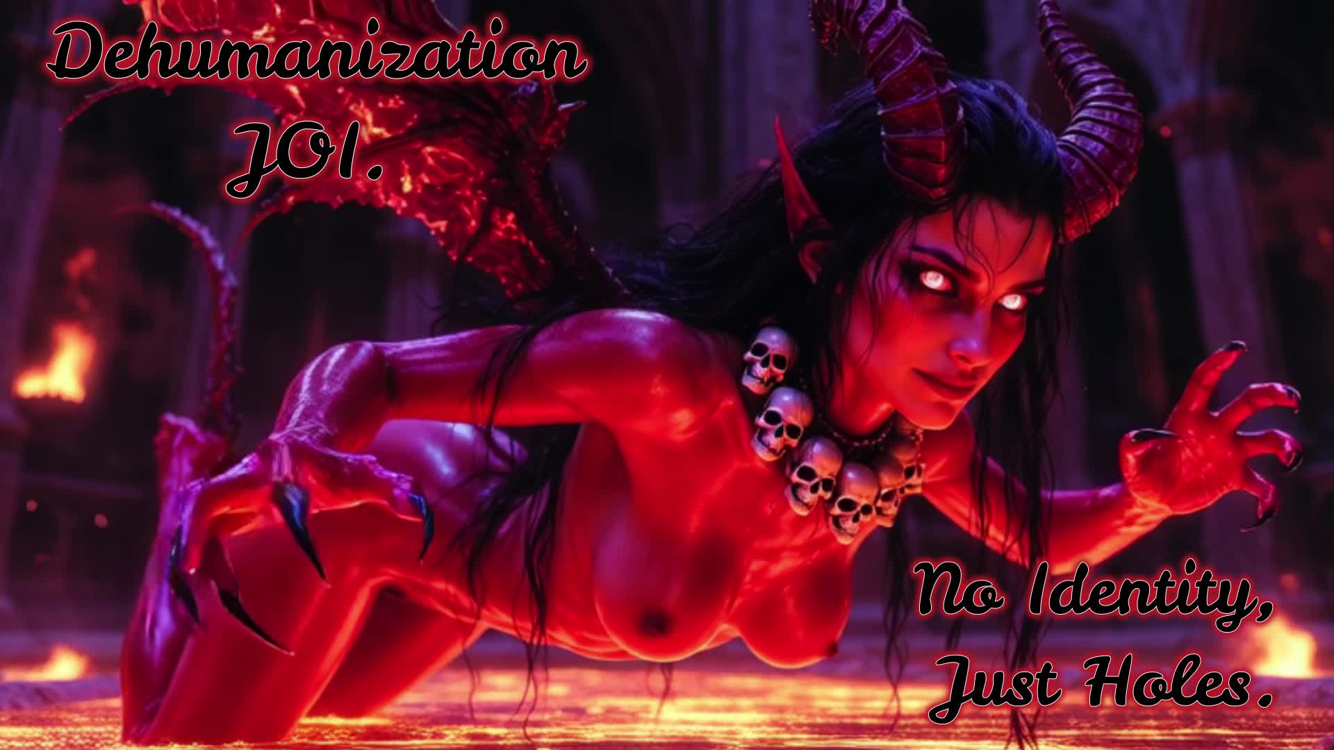Dehumanization JOI. No Identity, Just Holes