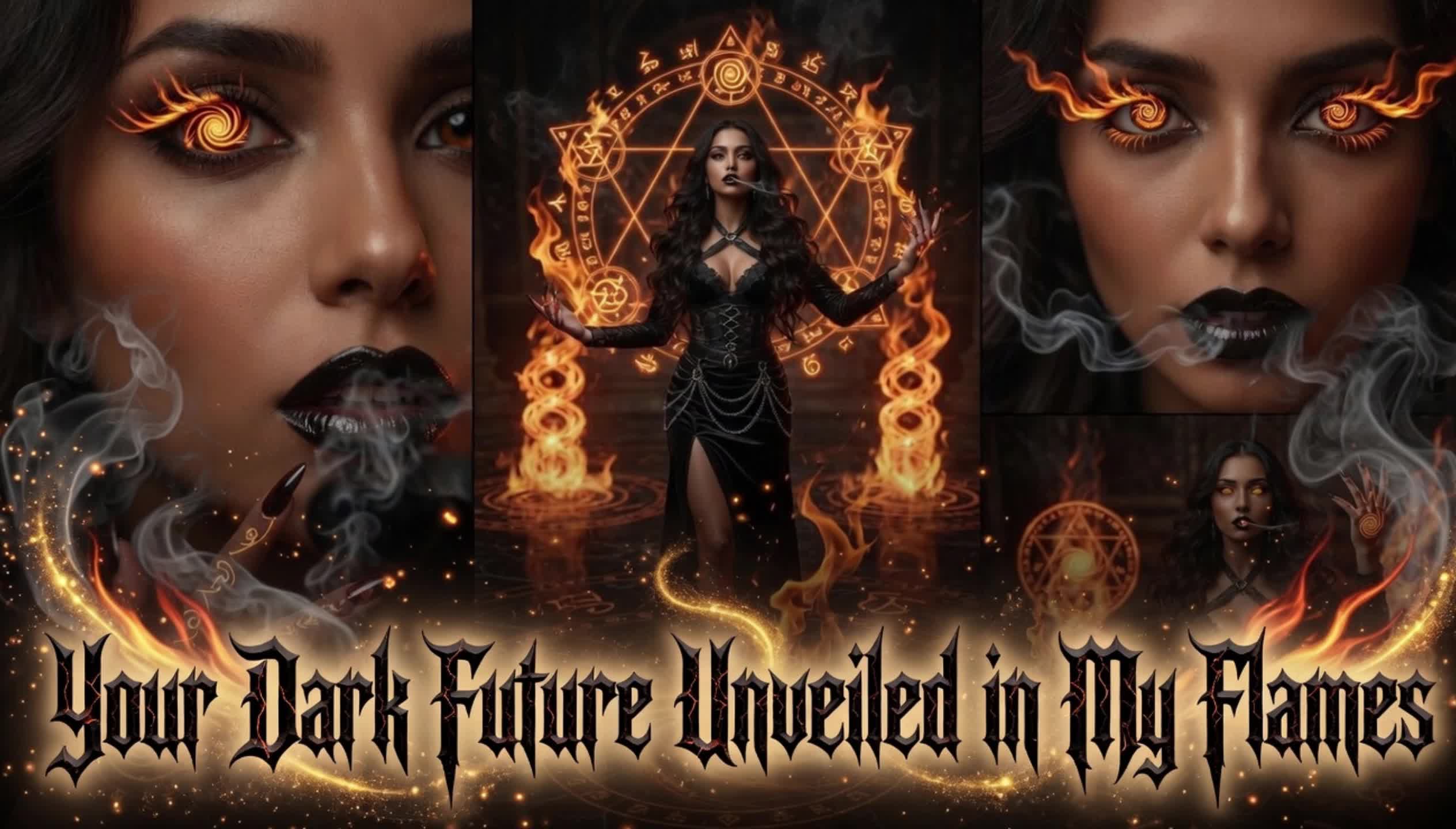 Your Dark Future Unveiled In My Flames