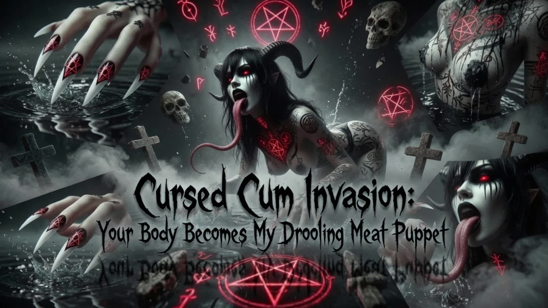 Cursed Cum Invasion: Your Body Becomes My Drooling Meat Puppet