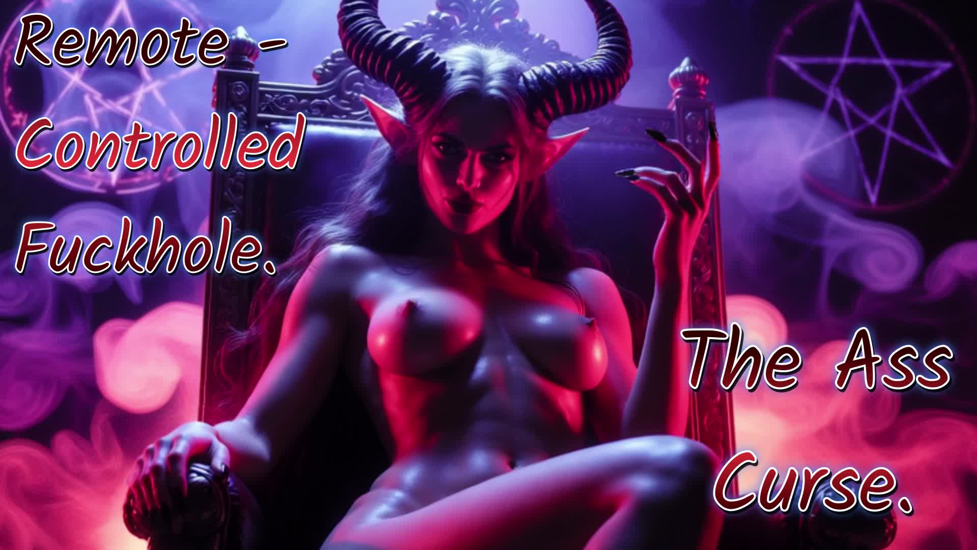 Remote-Controlled Fuckhole. The Ass Curse
