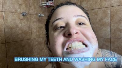 Brushing My Teeth And Washing My Face