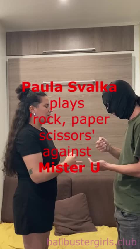 If I Lose The Game Of'rock, Paper, Scissors'