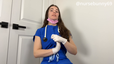 Nurse Bunny Fills Out Your New Patient Intake Form 1080p