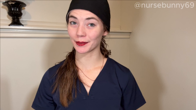 Flossing My Own Teeth In Scrubs 1080p
