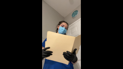 POV Dental Exam Blue Scrubs To Topless 4k