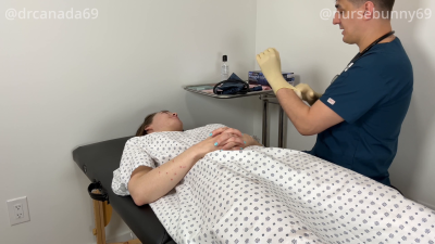 Dr. Canada Gives Nurse Bunny A Physical Exam With Stethoscope Audio 4k