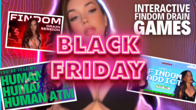 Black Friday Deal | 3-In-1 Findom Drain Games Bundle