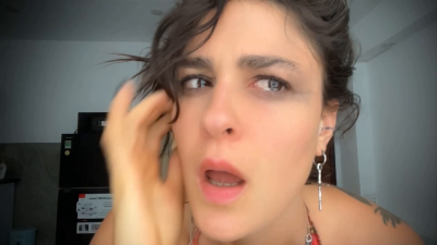 Teary Eyes Blow Snot & Saliva Mixed