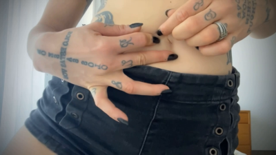 Shiny Spit-Soaked Nipples And Overflowing Belly Button