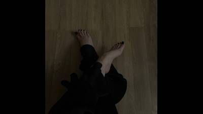 Wipe My Feet From My Lover's Sperm Or Maybe You'll Eat It?