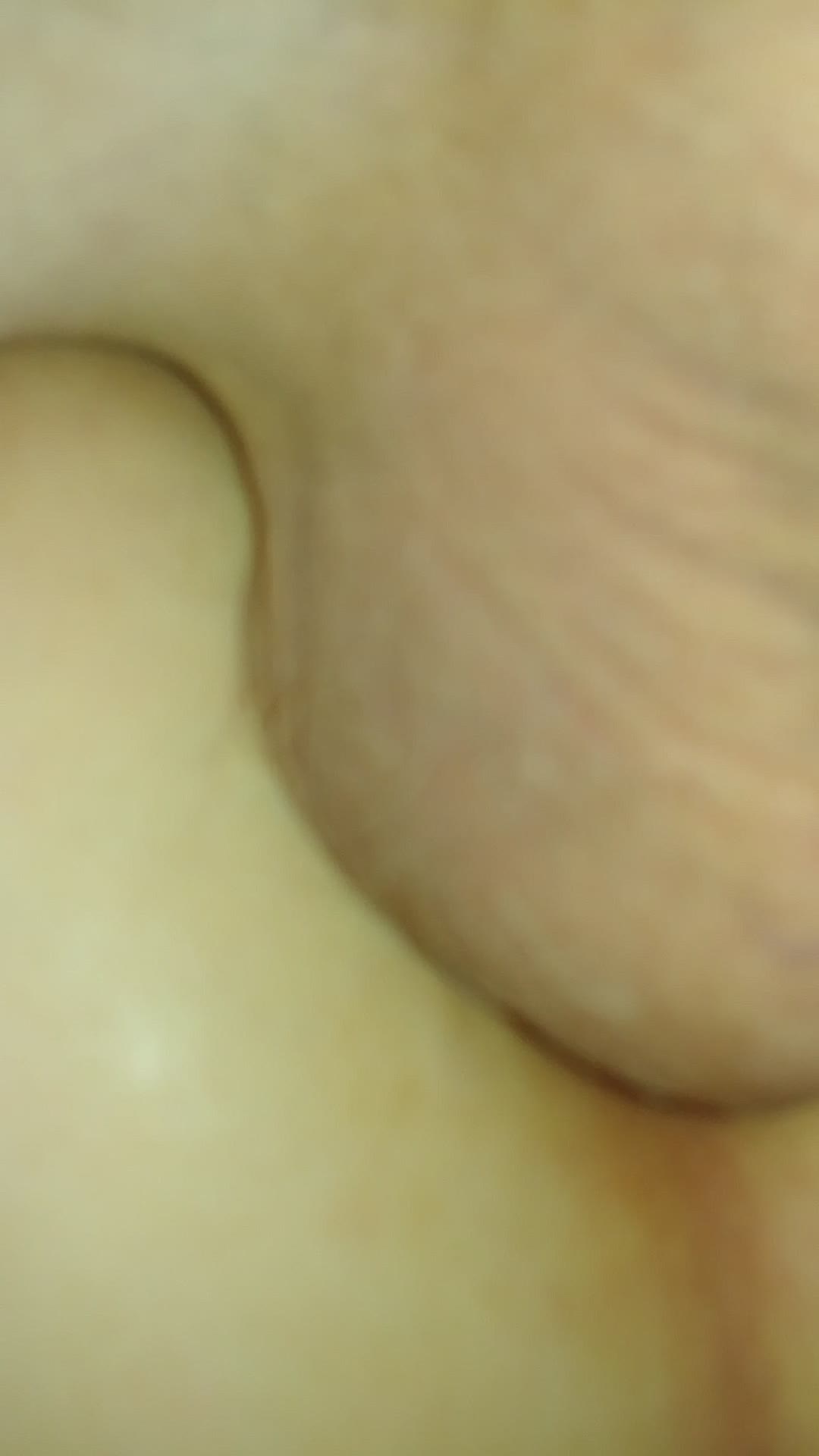 Cuckold Uses His Friend's Cum As Lube To Fuck His Wife