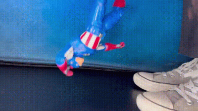 Giantess Shrinking Smashing And Trampling Captain America