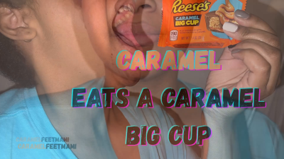 Caramel Eats A Caramel Big Cup