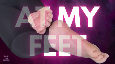 At My Feet- A BBW Goddess Foot Worship Experience From Goddess Anna, Your Posh English Findom