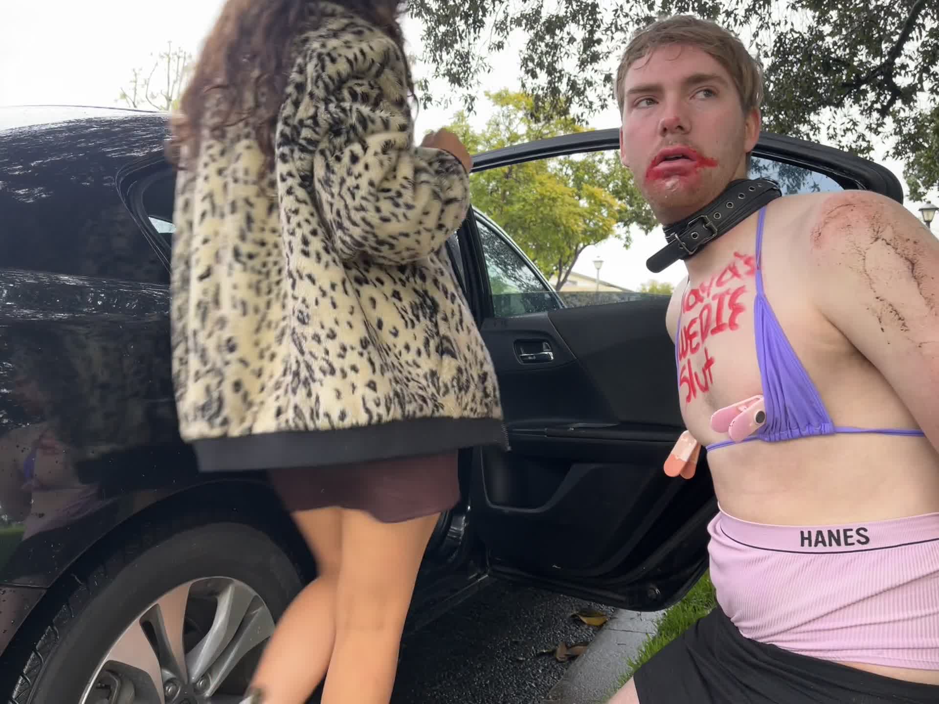 Public Park Ballbust + Wedgies