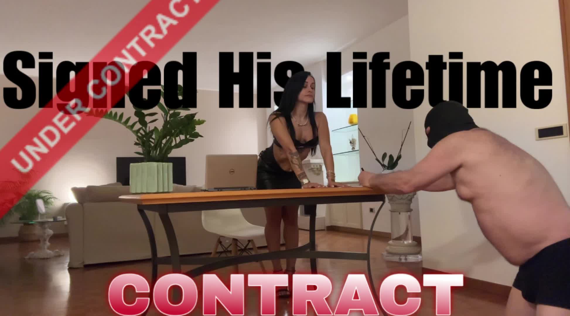 Signed His Lifetime Contract