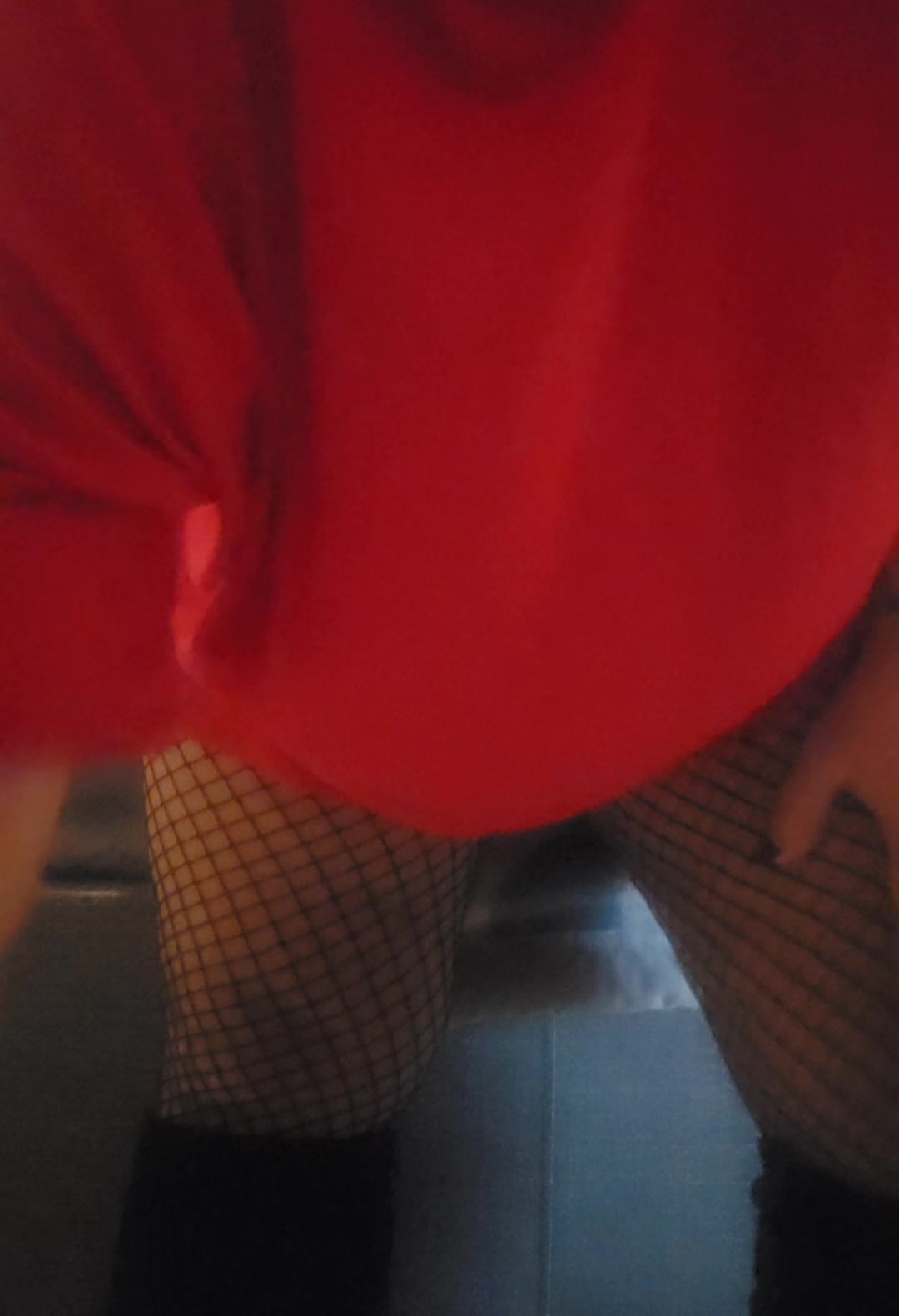 I Peel My Boots & Fishnets Down Just For You... Then Cum Hard With My Ass In Your Face