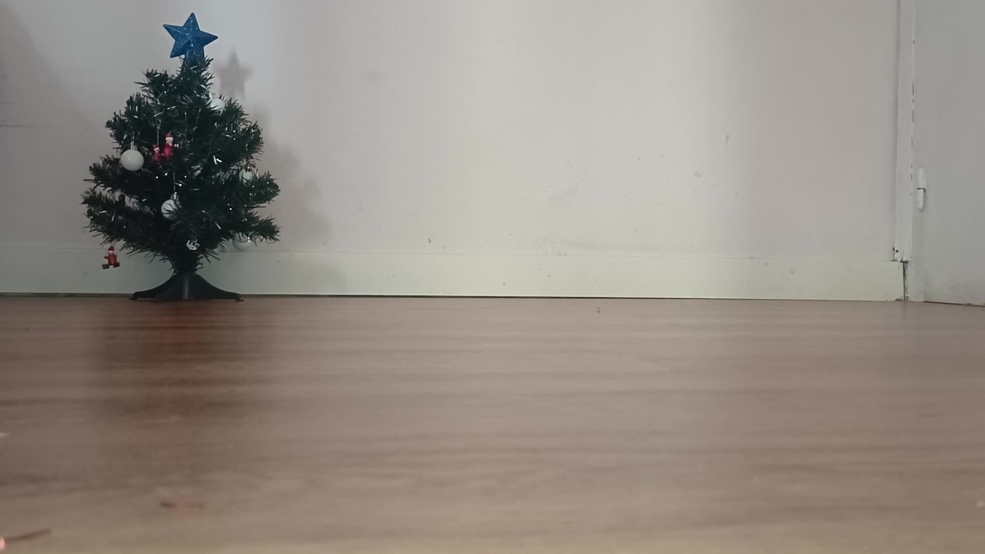 My Bare Feet In Thick Knitted Socks