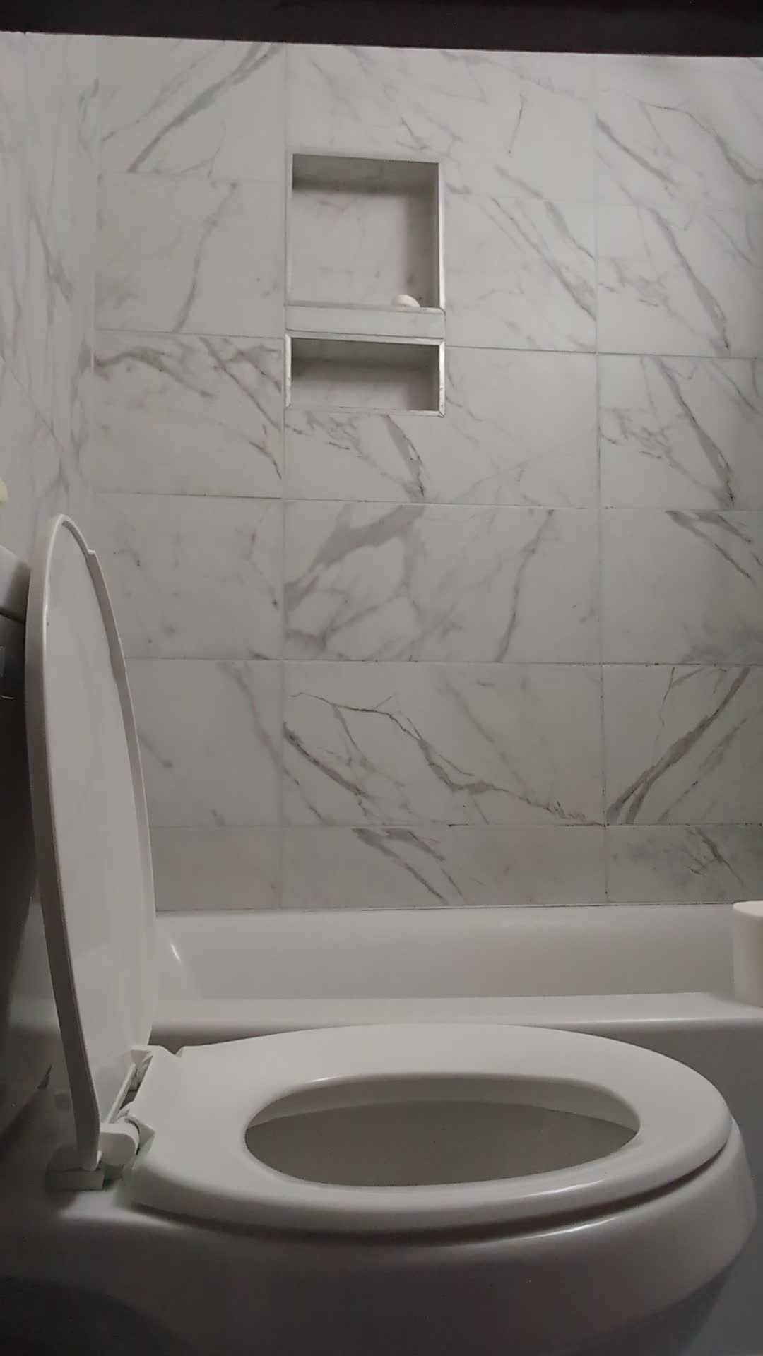 18-Year-Old Squirts In Toilet Bathroom Spy Cam Voyeur Squatting Ass Pussy Tight Red Dress