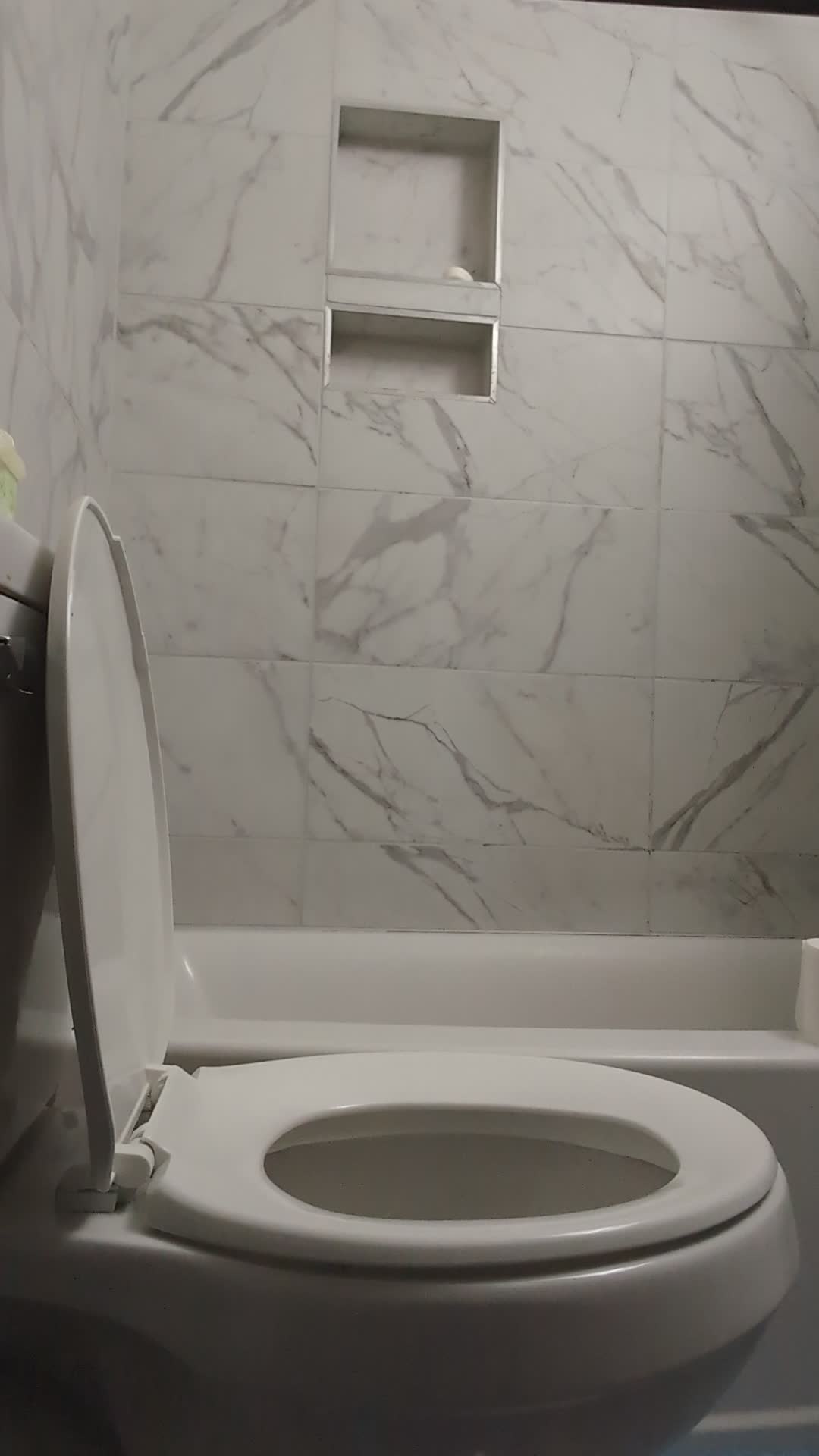 18-Year-Old Squirts In Toilet Bathroom Spy Cam Voyeur Squatting Ass Pussy Blue Dress