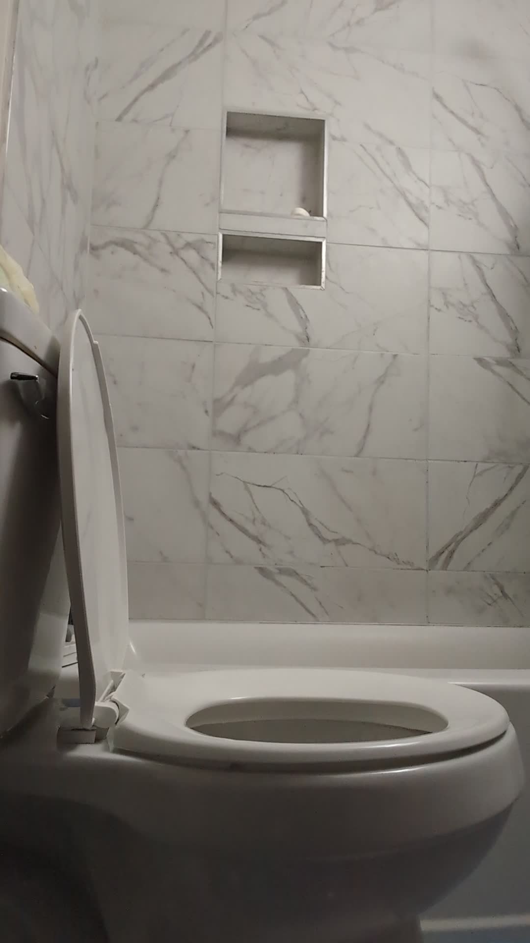 18-Year-Old Squirts In Toilet Bathroom Spy Cam Voyeur Squatting Ass Pussy Latex Leotard