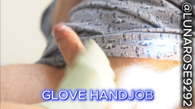 8 Min B/G Up Close Glove Handjob! Watch Me Jerk Off Mrpatientx Until He Cums! Wearing Mint Green 5.5 Surgical Gloves! All Shot With My 4k Sony Cam! (I Totally Forgot I Filmed This A While Back) @Mrpatientx