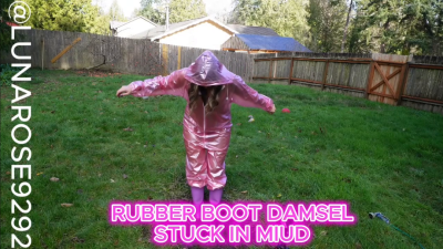 Damsel Rubber Boot Damsel Stuck In The Mud! Watch Me Get Stuck In The Mud! Will I Make It Out Or Have To Abandon My Boots! (Fun Fact Right After Filming This I Fell And Tore My Calf Muscle Lol)