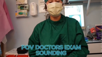 5 Min POV You Come In To See Dr. Luna For A Sounding Sessions, Watch Me Put In Different Sizes Of Sounding Rods And Then Milk You!