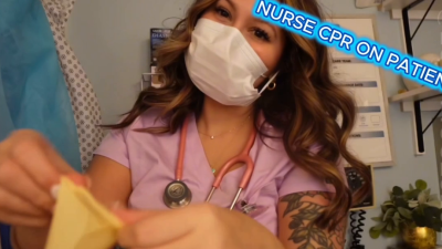 B/G Many Povs Nurse Luna Walks In On Patient X And He Is In Cardiac Arrest And Flatlines, Watch Me Perform Cpr On Patient X And Use My Ambu Bag And Push Epi, And Then Finally Use The Defibrillator