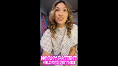 4 Min Naughty Patient Luna Is Left Alone And She Finds The Doctors Grape Flavor Latex Gloves, And I Am Super Horny So I Decided To Play With Myself While Waiting For The Doctor! Shall We Get Naughty?