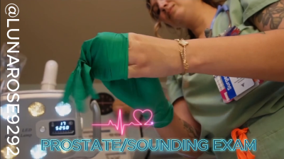 Prostate Exam, Sounding Procedure With Sperm Sample Collection