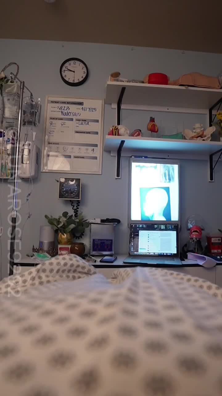 6 Min POV You Come In For Your Physical Exam And While Nurse Luna Is Performing The Exam She Reaches Up To Grab The Light And Slightly Exposes Her Belly Button, I Notice You Looking And Ask If You Like Belly Buttons And You Nod With Excitement, I Decided