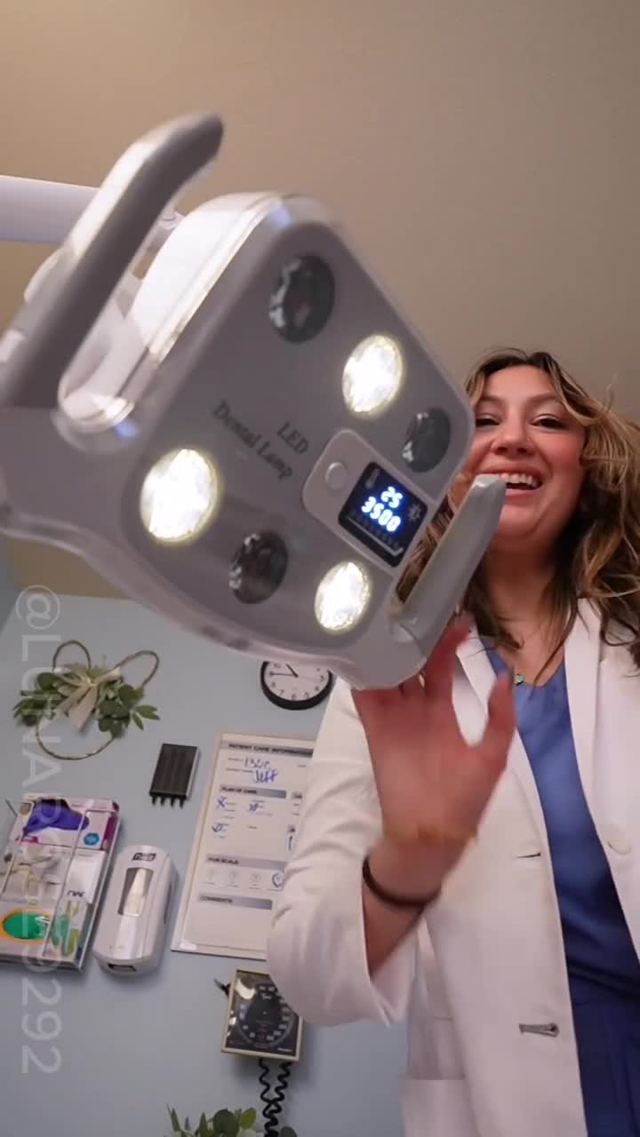 6 Min POV Hygienist Luna Performs Your 5 Month Cleaning And She Notices You Really Like My Nitrile Gloves, As I Perform The Oral Exam You Start To Suck On My Gloves And I Get Turn On And So Being Cavity Free I Let You Suck On My Tittiess, But Prior A