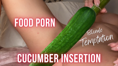Inserting A Cucumber & Making Myself Cum