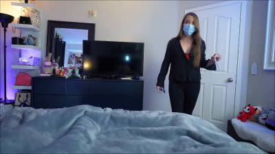 Glove Fetish Nurse Collects Sperm For Messy Glazing