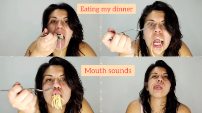 Eating My Noodles With A Lot Of Noise- Mouth Fetish