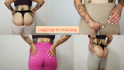 Try-On- Getting Ready To Training With My Leggins- Ass Fetish- Leggins Fetish