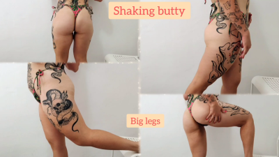 Shaking My Butty And My Big Legs- Big Ass- Legs Fetish