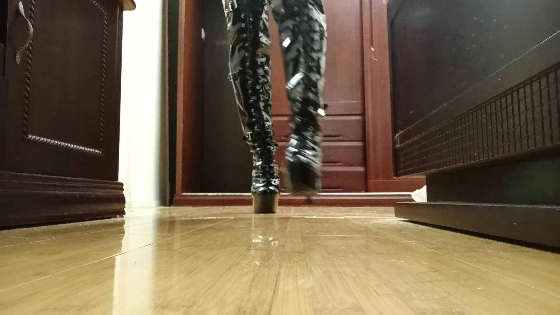 Submissive Cuckold In Chastity Belt And His Reward