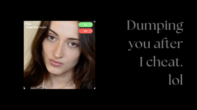 Dumping You (My BF) After Cheating On You. Lol