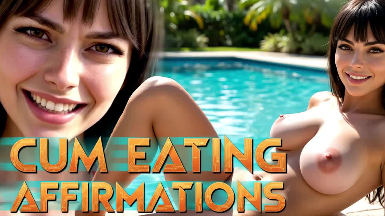 Affirmatrix Amber: Cum Eating Affirmations
