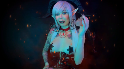 Hell's Toilet Training With Demoness Baal- Chastity, Caviar Edition