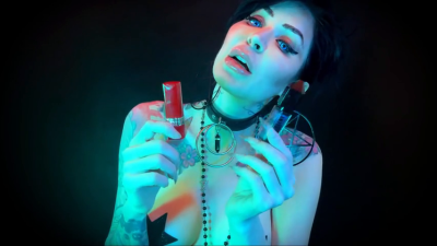 Hallows Eve Gothic Lips-Halloween, Black Lips, Goth, POV, Kisses, Makeup, Lip Gloss