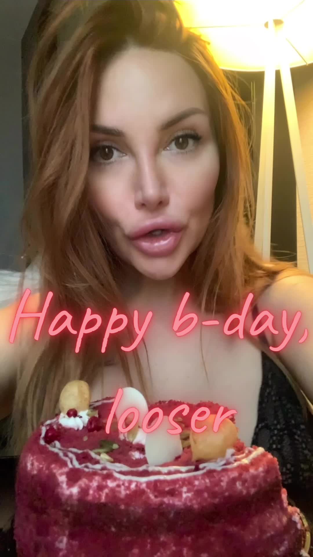 Humiliating Happy B-Day Cake