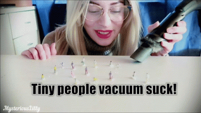 Tiny People Vacvuum Suck!