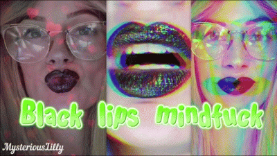 Black Lips Mesmerize Custom Lip Worship Lip Fetish Clip By Mysterious Lilly
