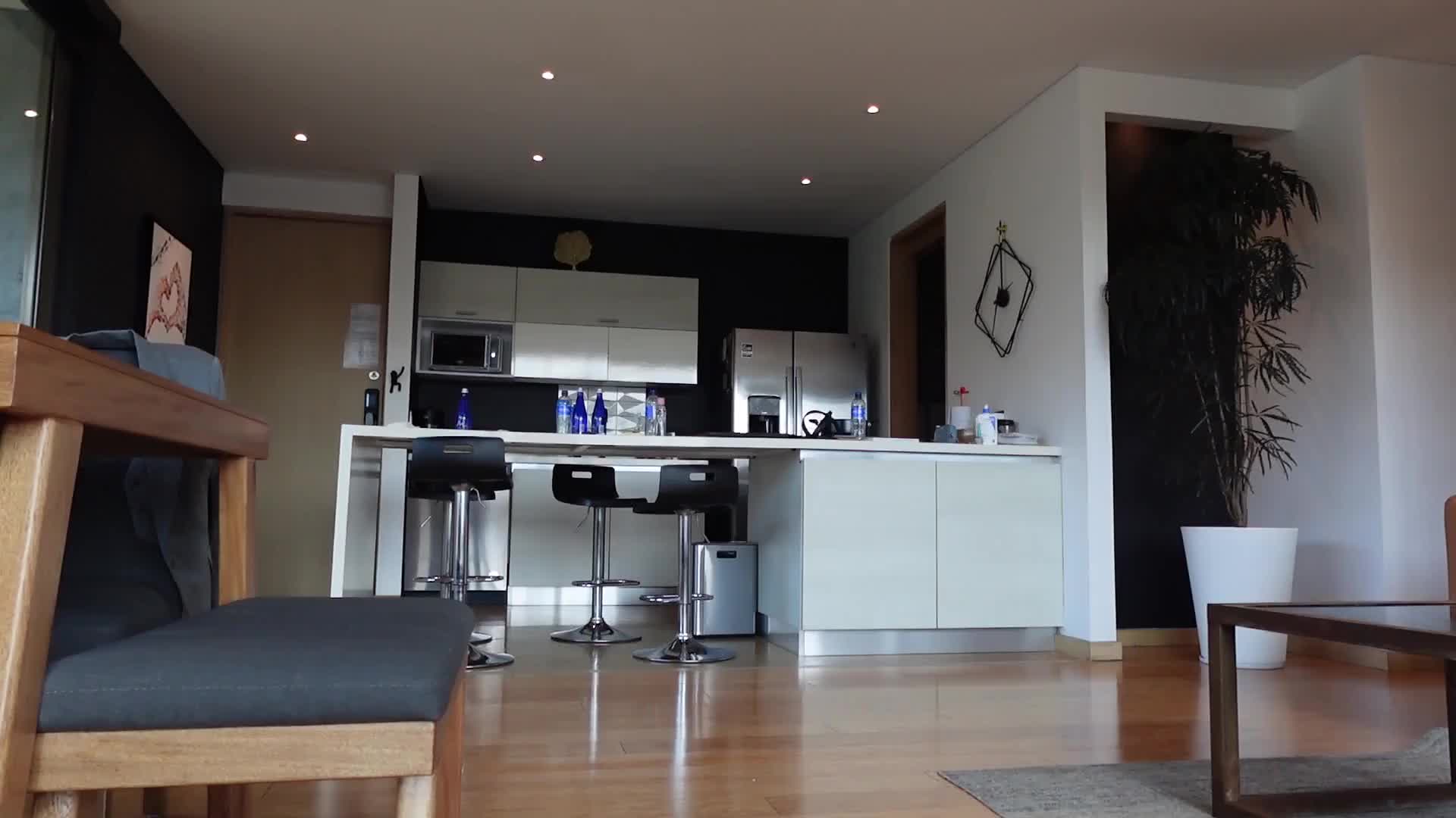 Stretching And Doing Squats