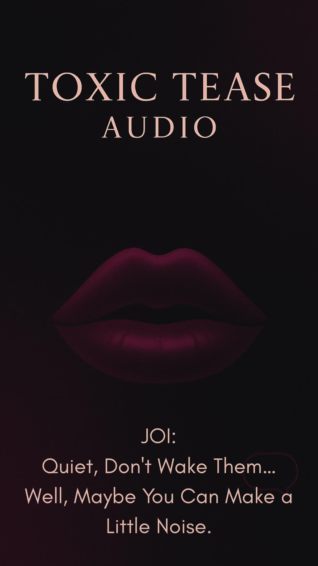 Quiet... Don't Wake Them. But Touch Yourself For Me: Risky JOI Roleplay