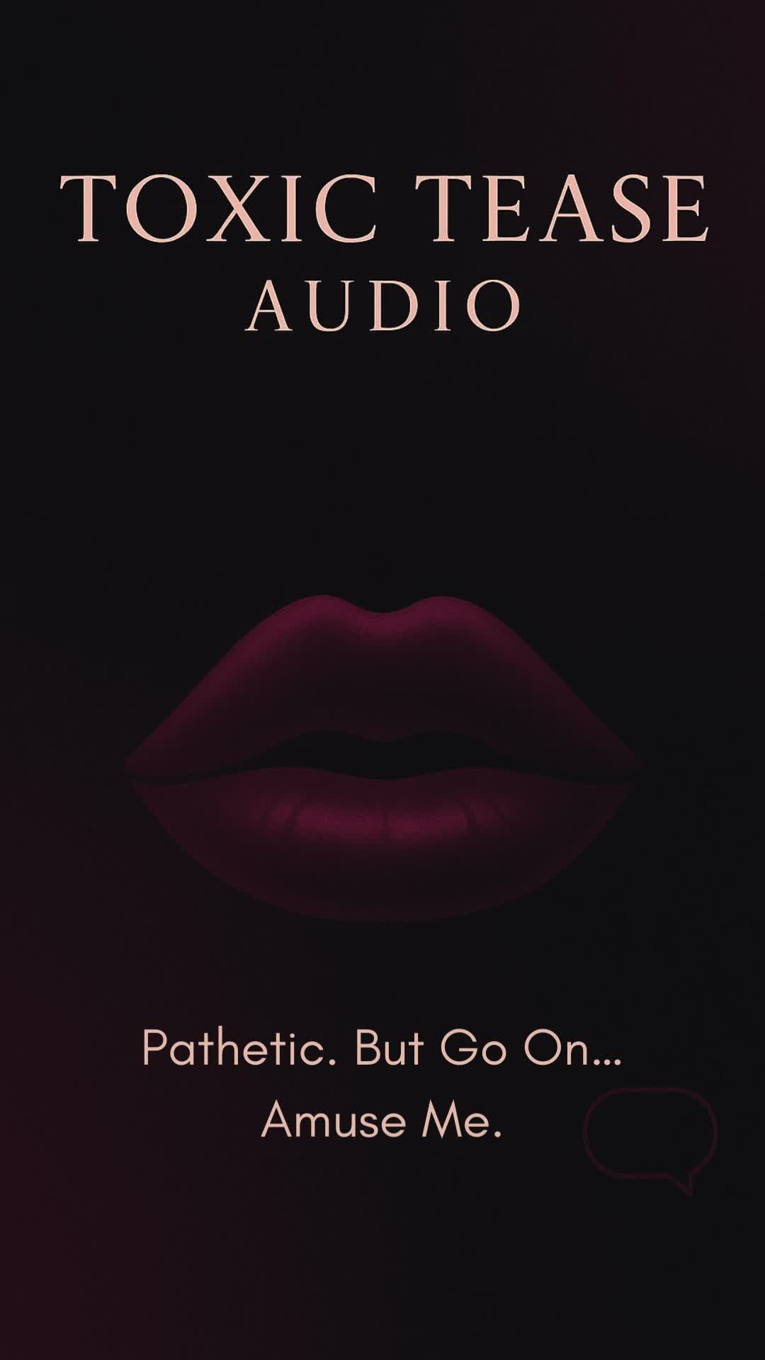 Pathetic. But Go On... Amuse Me. Bratty Femdom JOI Humiliation